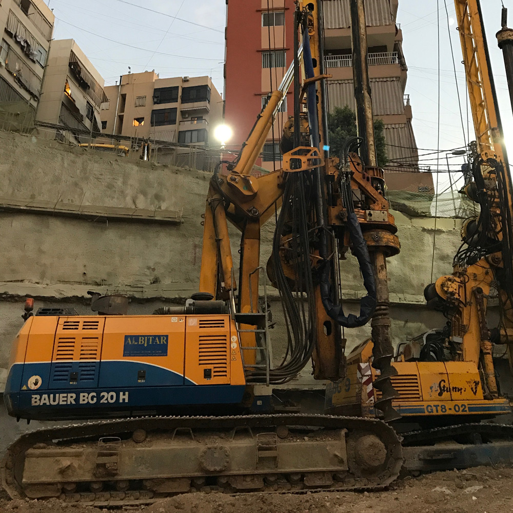 Albitar Foundations - Geotechnical - Engineering - Shoring - Excavation - Lebanon - Projects